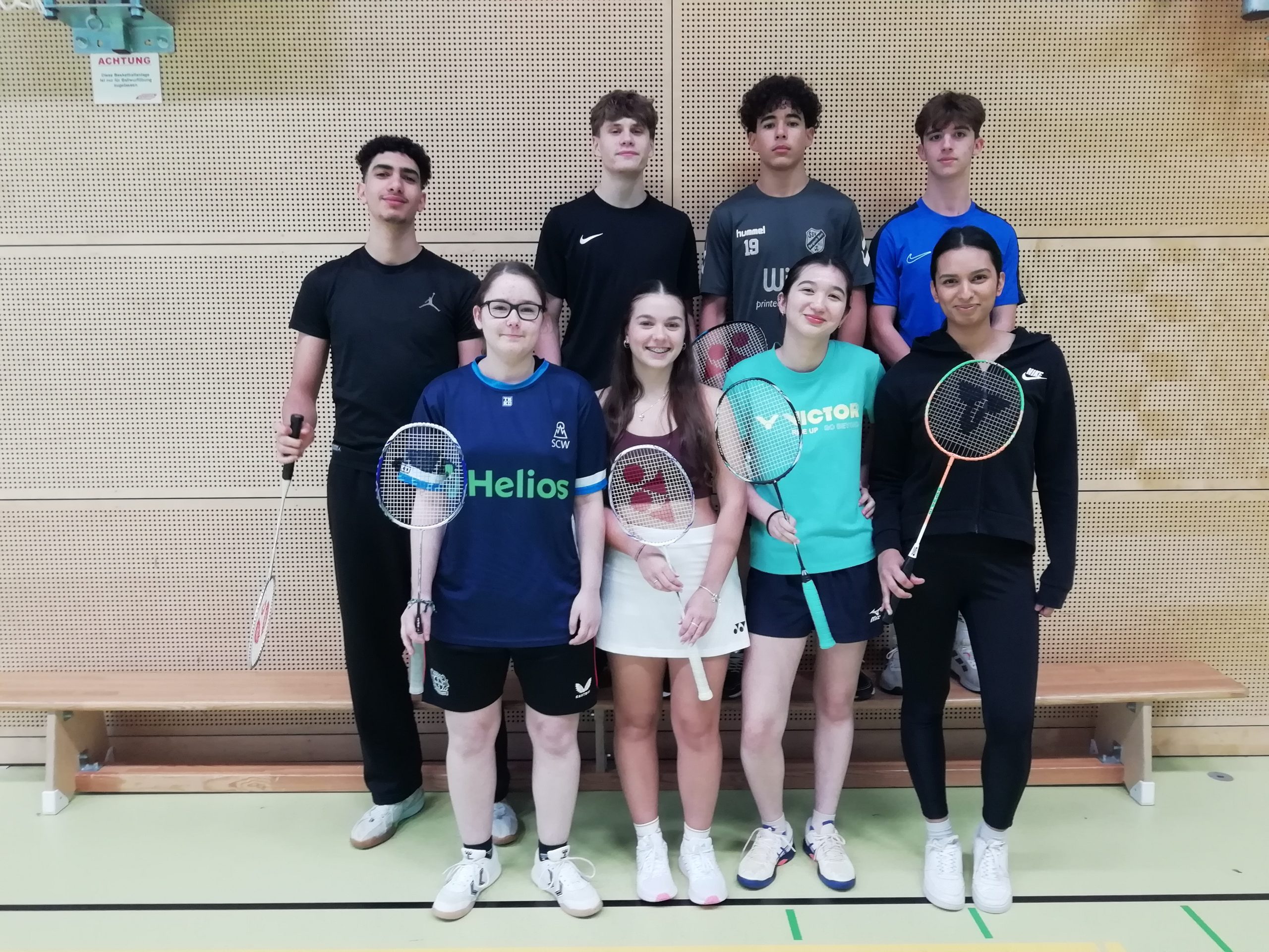 EMMA ist Stadtmeister im Badminton